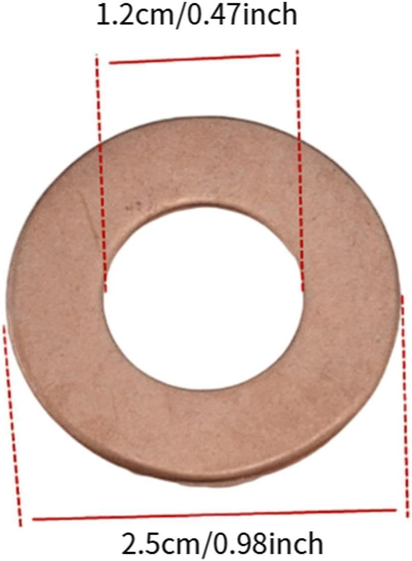 Vsenkes 100X Dent Puller Rings Car Body Panel Pulling Washers Iron round Washers for Vehicle Auto Automotive Consumables Truck image number 3