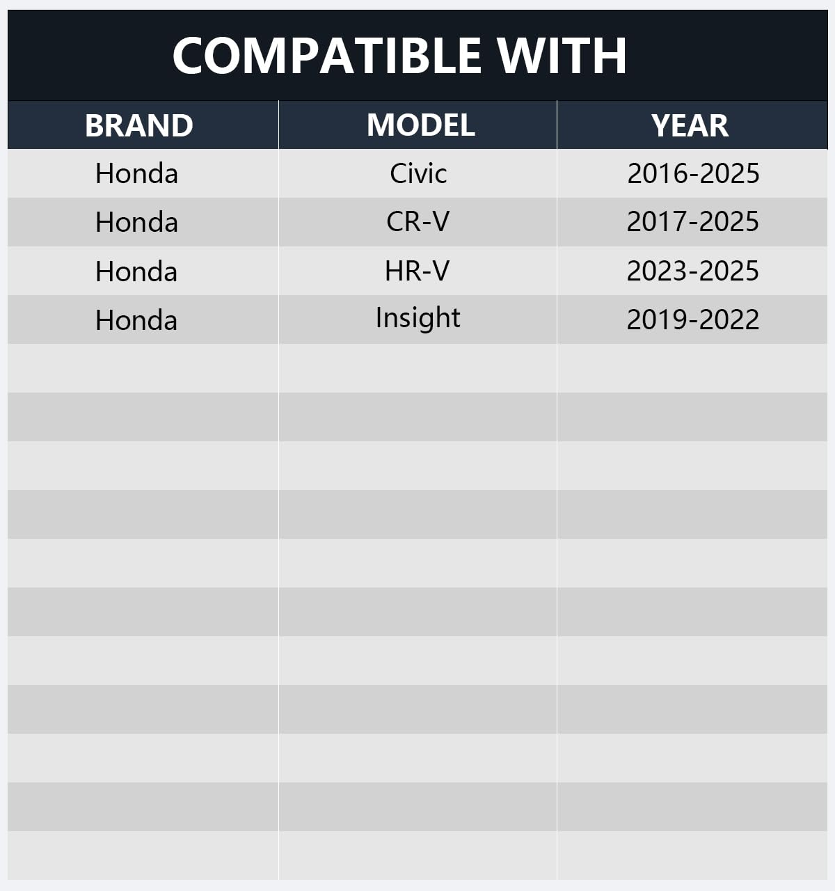 Car Horn 1-2 Connector Converter Wiring Harness Splitter Adapter for Honda Civic 2016-, CR-V 2017-, HR-V 2023-, Insight 2019-, 2019-, Dual Tone Horn Upgrade Type Y (New Honda) image number 3