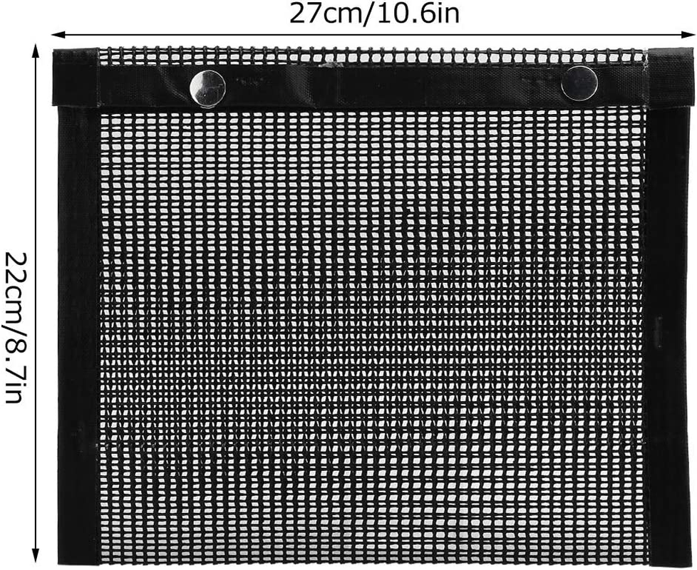 Alvinlite Barbecue Net Bag, Non-Stick BBQ Grill Mesh Bag, Outdoor BBQ Baking Bag High Temperature Resistant PTFE Bag for Outdoor Picnic Cooking