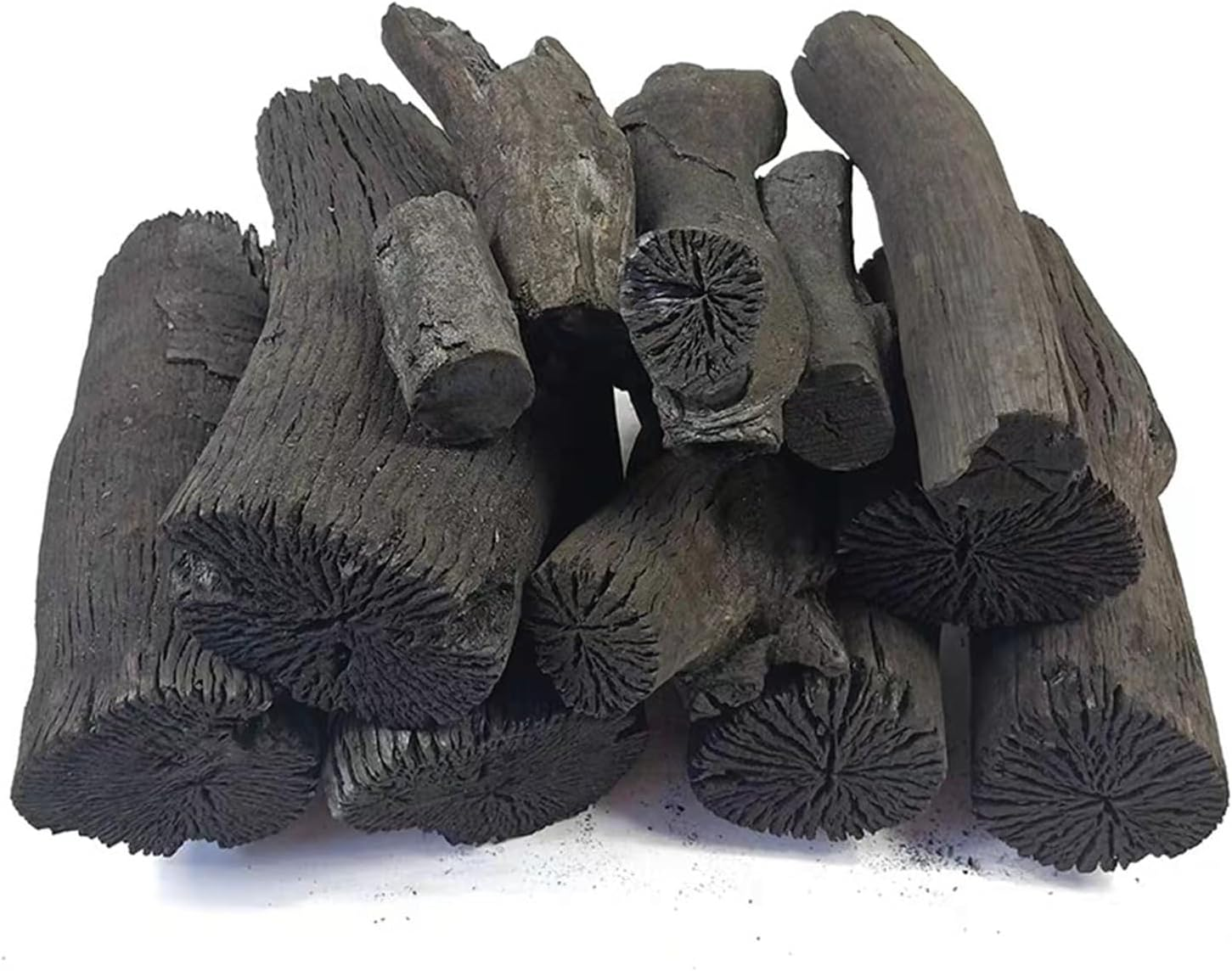 RRMMAN BBQ Hardwood Lump Charcoal Premium Restaurant Grade 2.5Kg Box - High Carbon - High Heat,Fireplace Decoration Logs,Premium Hardwood High-Grade for BBQ