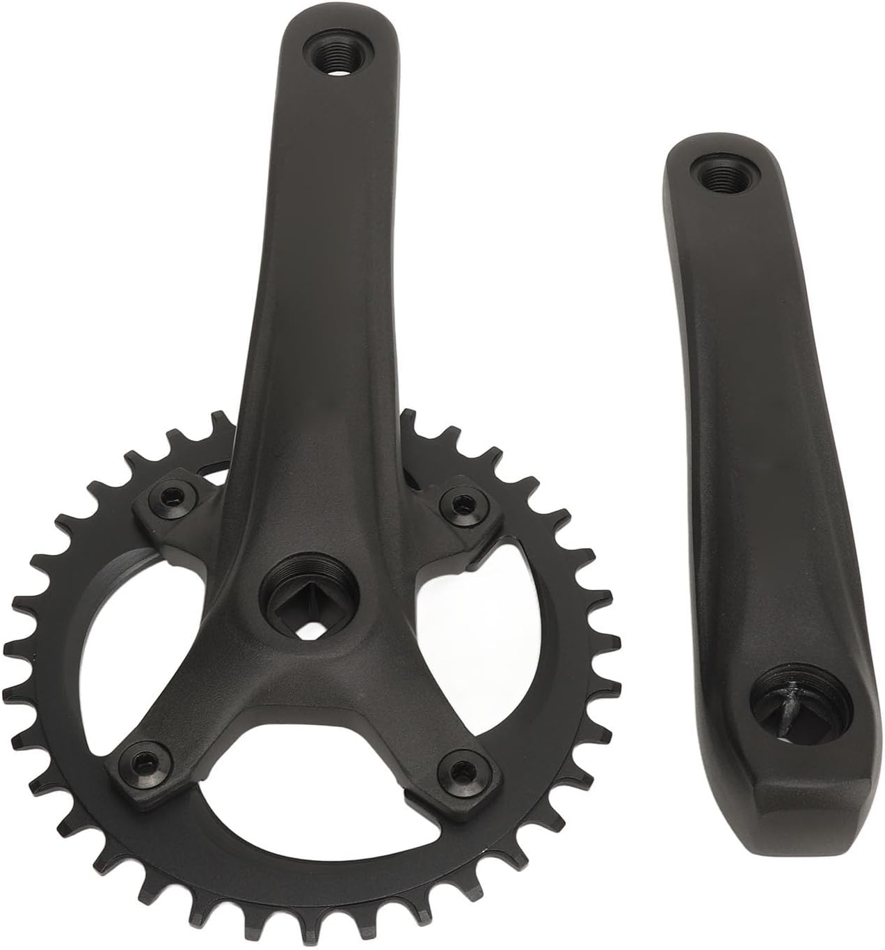 104 BCD Crankset, 36T 104 BCD Mountain Bike Single Speed ​​Crankset for Outdoor Riding image number 3