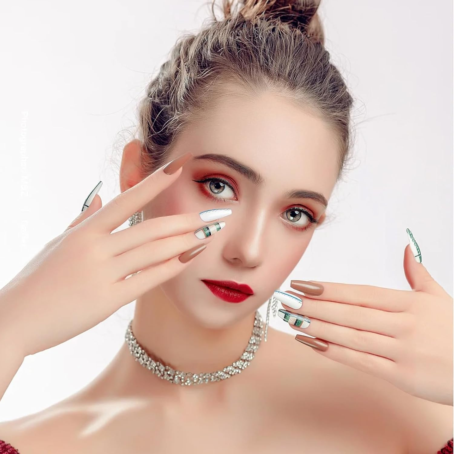 Professional Nail Art Liner Brush Set-Double-Ended Acrylic Nail Art Brushes Set, Etercycle Gel Polish Nail Art Design Pen Painting Tools Nail Art Liner Brush and Nail Dotting Pen for Acrylic Application Salon at Home DIY Manicure image number 5