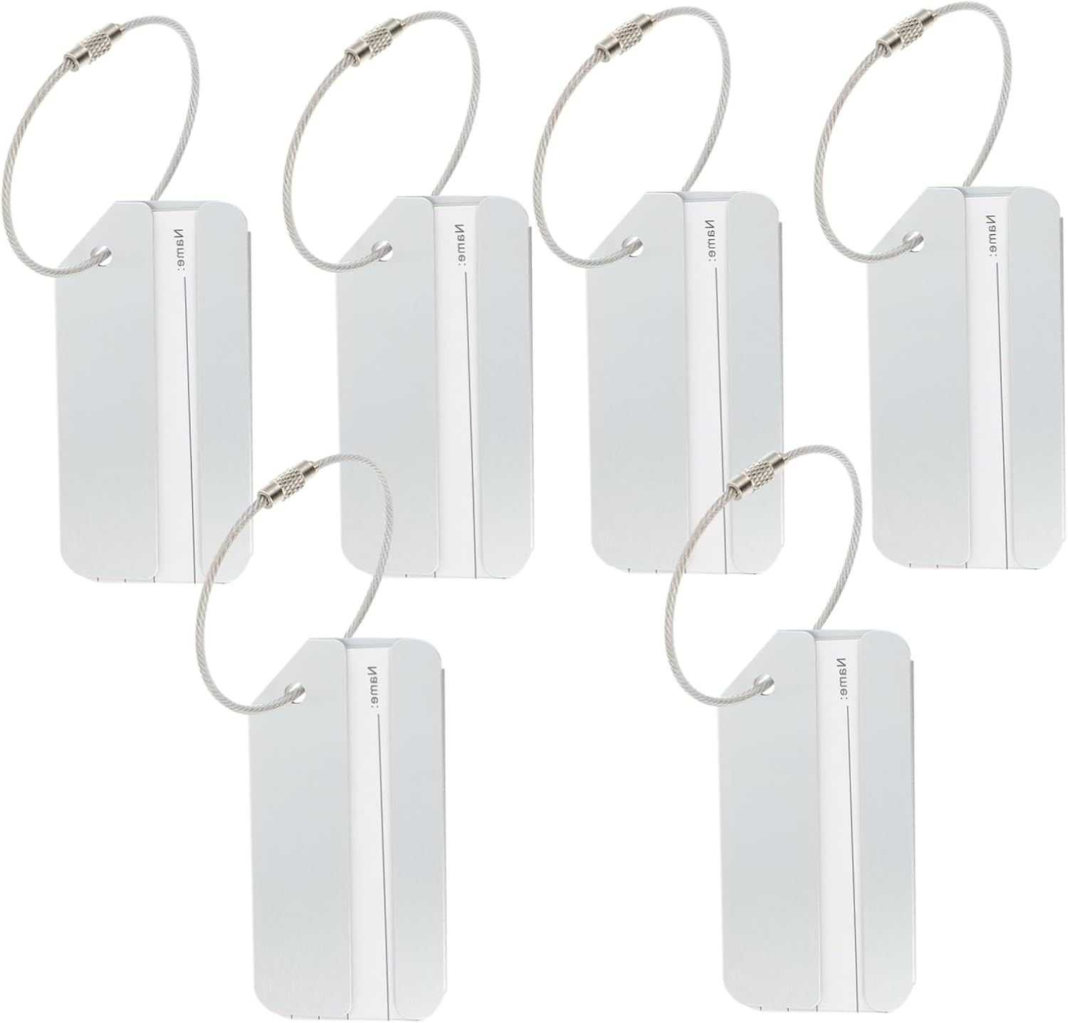 SHERCHPRY 6Pcs Japanese Luggage Tags Suitcase Boarding Tag Checked Identifiers for Travel image number 1