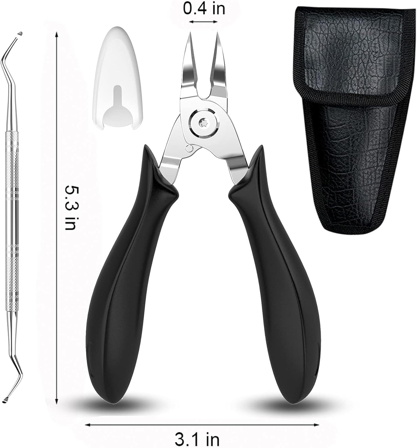 Winerstony Ingrown Toenail Clippers (Upgrade), Steel Nail Clippers for Professional Podiatrist, Unique Long Handle Curved Blade Tool for Thick & Ingrown Nails, Suitable for Men, Women and Elderly image number 3