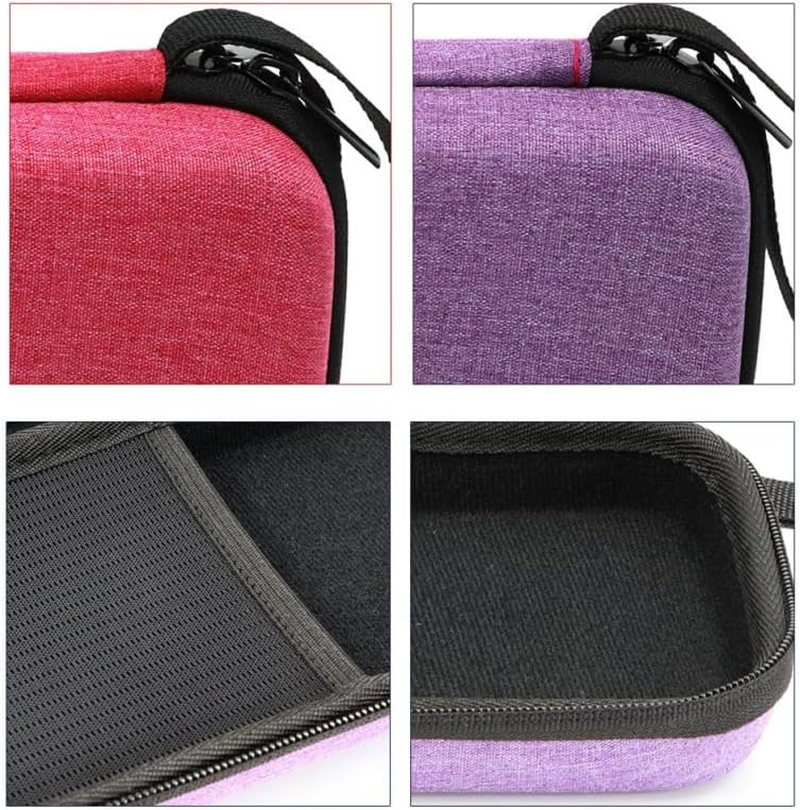 Baluue 1Pc Portable Stethoscope Case with Inner Mesh Pocket Shockproof Storage Bag Compatible with Litш Compact Design for Easy Carrying Pouch for Accessories Options - Red image number 5