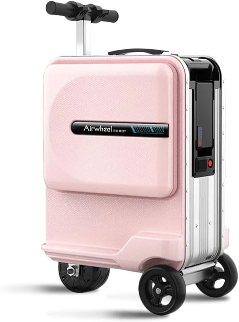 Airwheel Se3Minit Electric Scooter Suitcase - Pink | 26L Innovative Travel Luggage, Motorized Electric Luggage Scooter for Effortless Travel with Removable Battery (Official Dealer in Australia)