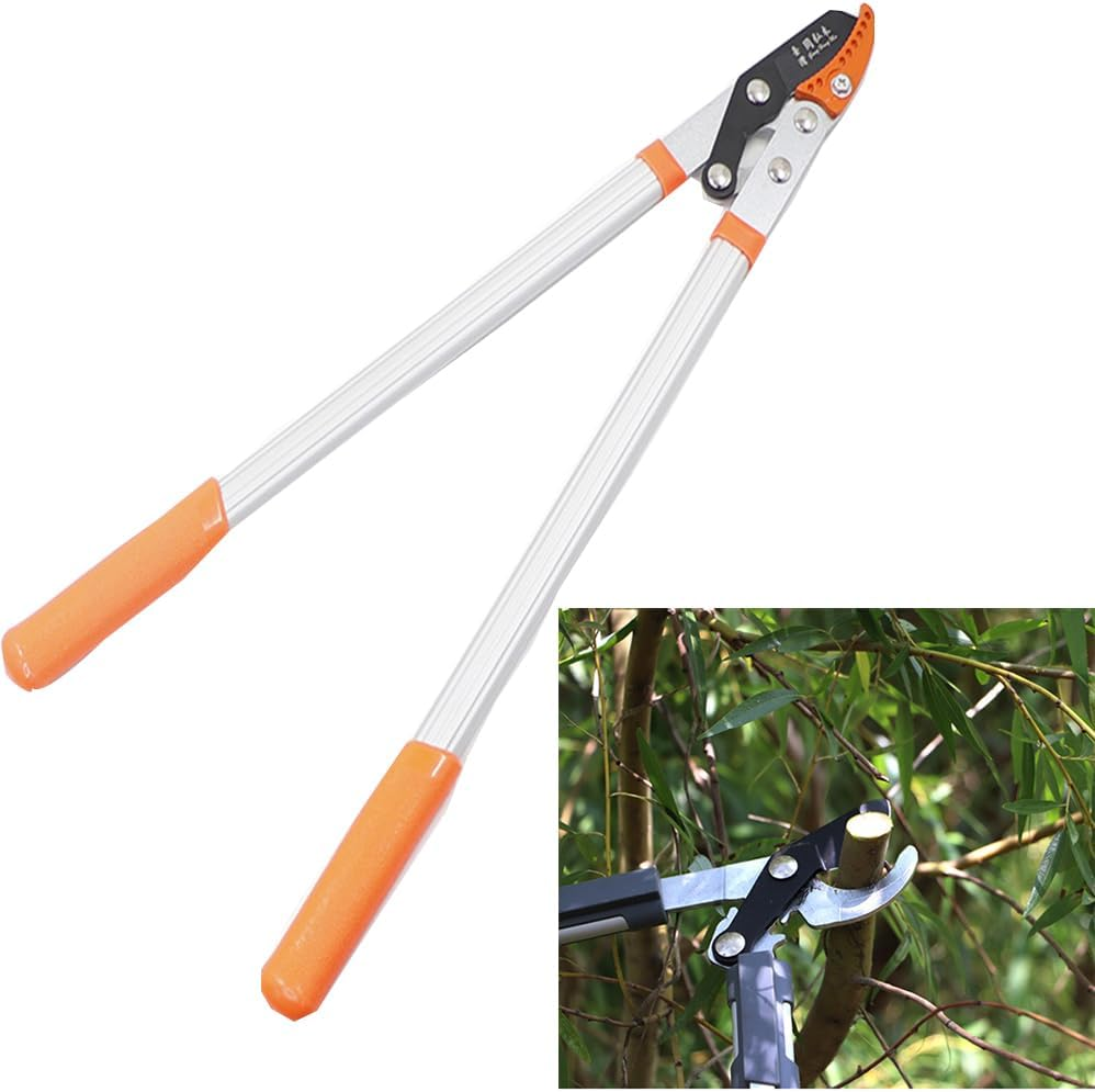 Bypass Loppers,Light Duty Tree Loppers, 62Cm Strong and Powerful Scissors, Used for Pruning Trees and Fruit Trees within 3Cm in Garden, Effortless Scissors, with a Composite Effect of 3 Times Power image number 2