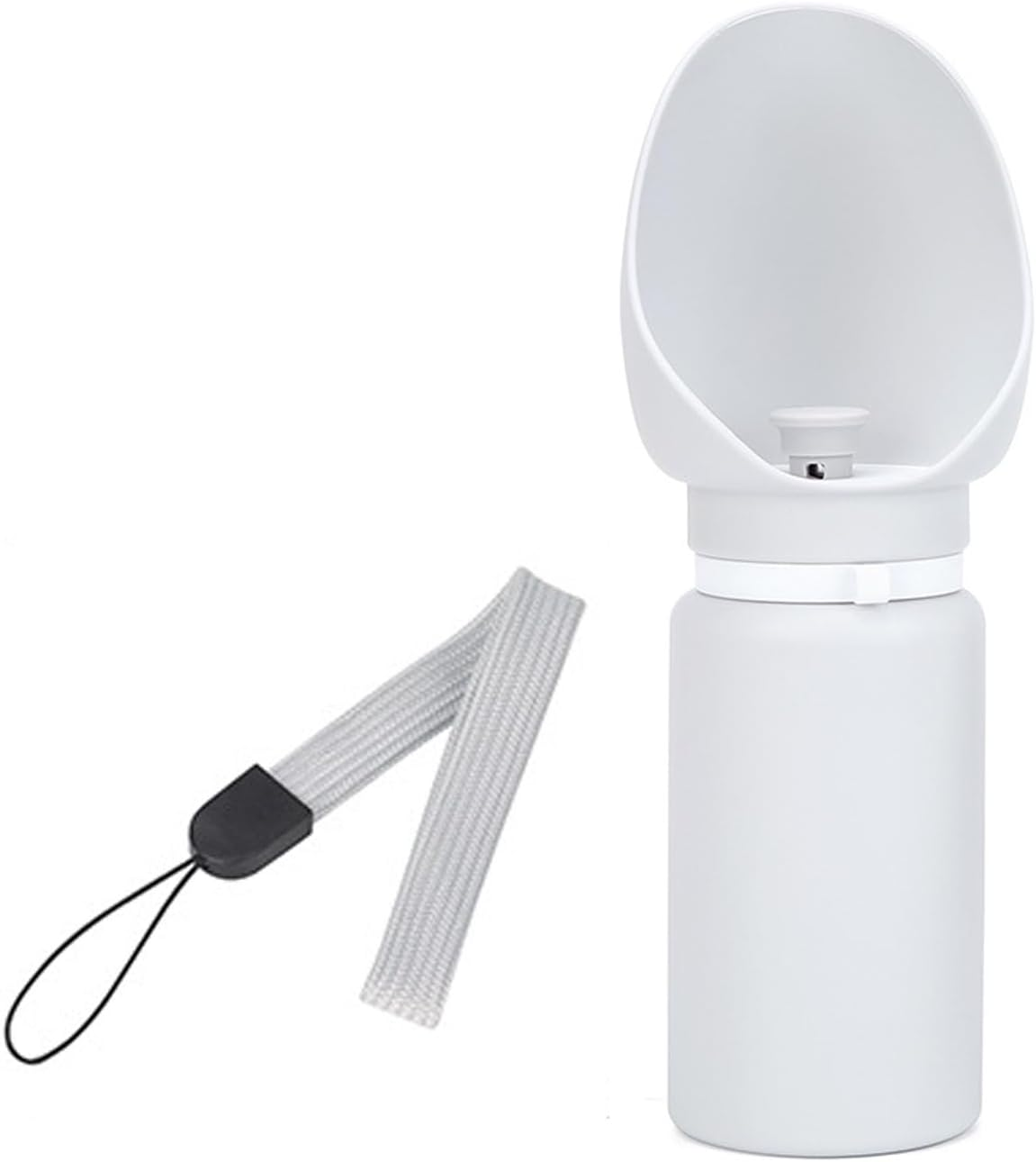 Shengsenfu 18.6 Oz Pet Cat Dog Water Bottle Portable Soft Silicone Leak Proof Foldable, Easy to Clean Dog Drinking Dispenser, Walking Hiking Camping Beach, Travel with Lead Leash Accessory, Dogs Cats image number 5