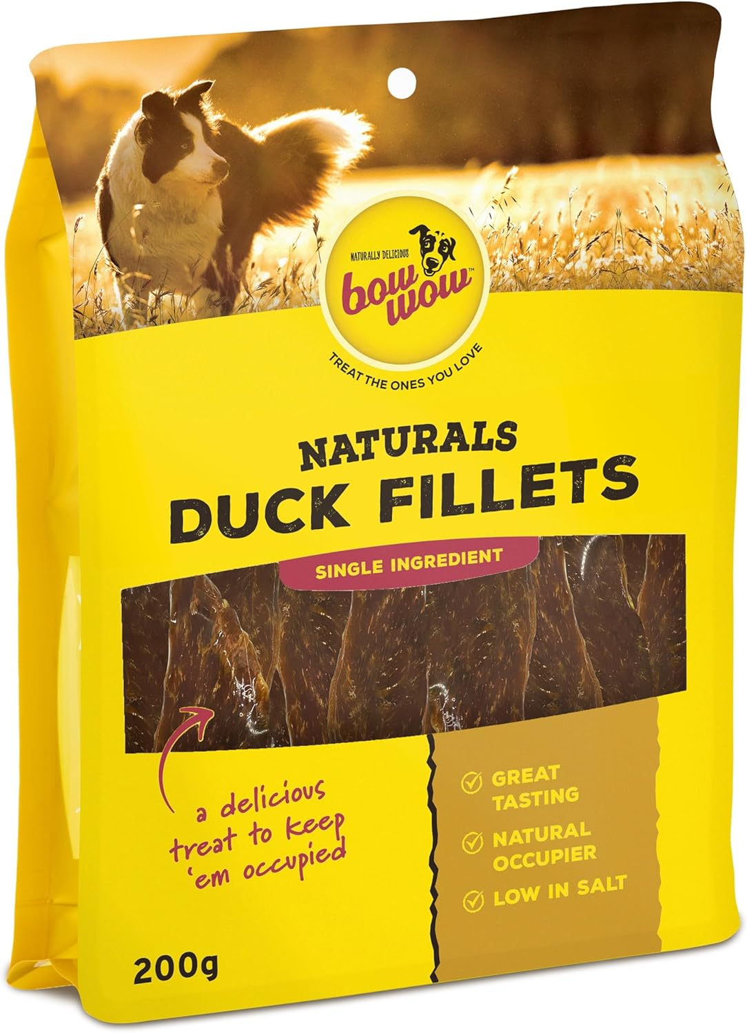 Bow Wow Duck Fillets Dog Treats 200G