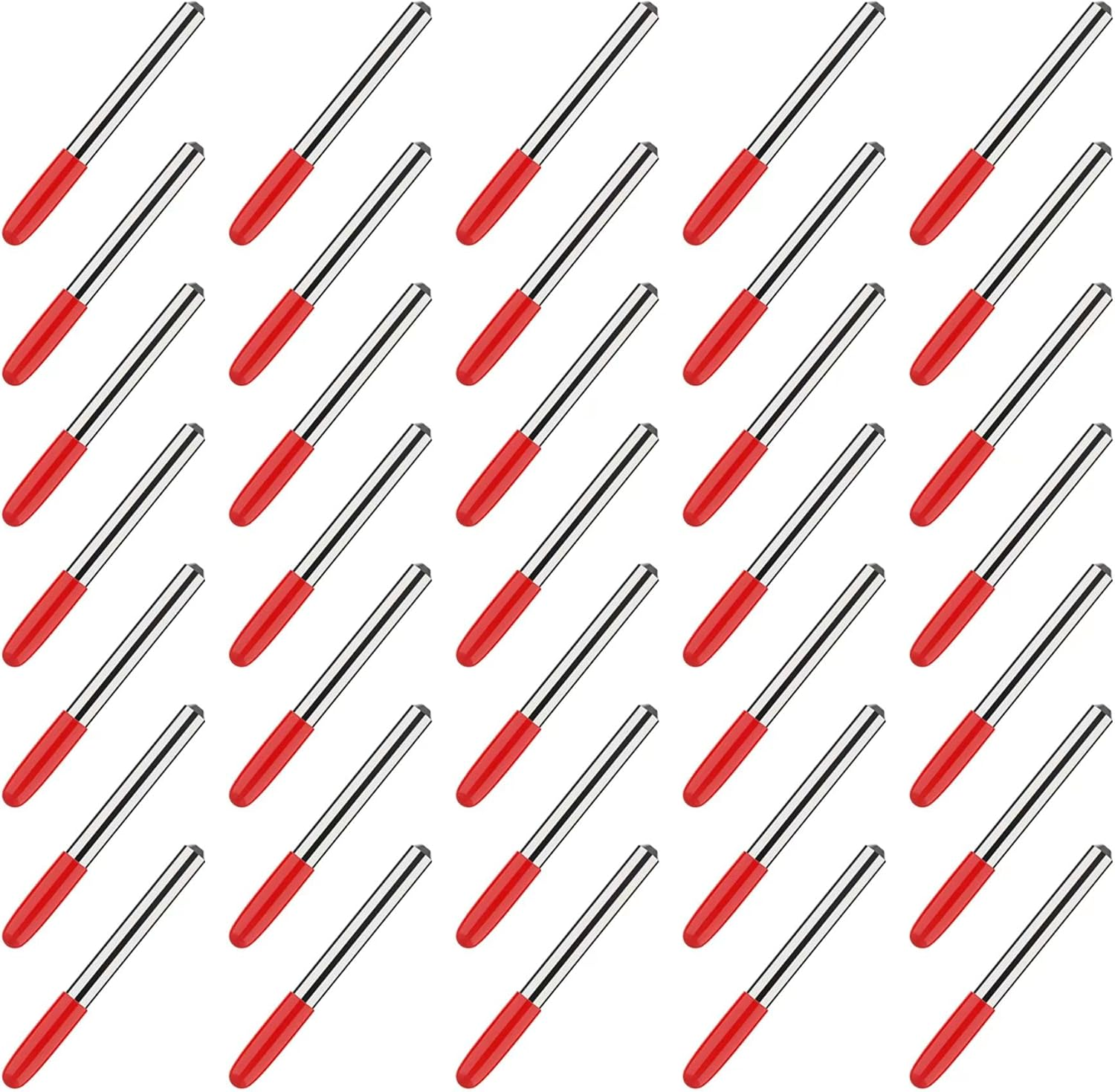 2 Pack Tungsten Carbide Scriber Tool Set with Magnet - Professional Metal Engraving Pen, Extra 10 Carbide Replacement Tips - Ultimate Scribing Tools for Glass/Ceramics/Sheet Metal Marking image number 3