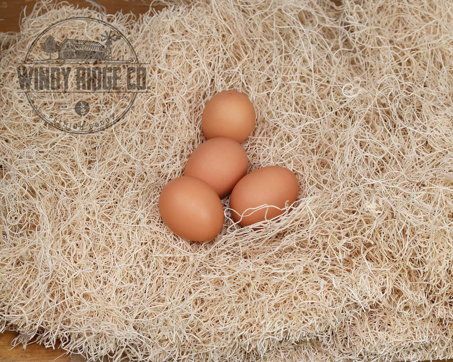Natural Chicken Nesting Pads - 10 Pack - Aspen Excelsior Bedding Hen Nest Box Liners - USA Made - 13" X 13" image number 3