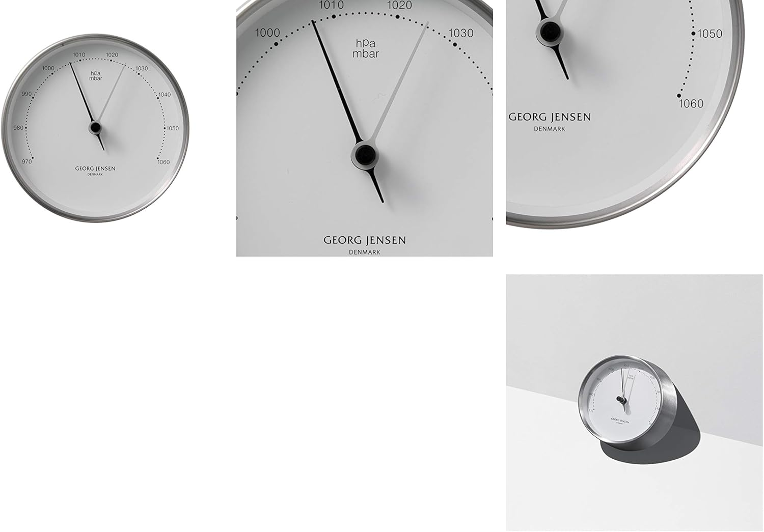 Georg Jensen Henning Koppel Barometer 10Cm Steel/White