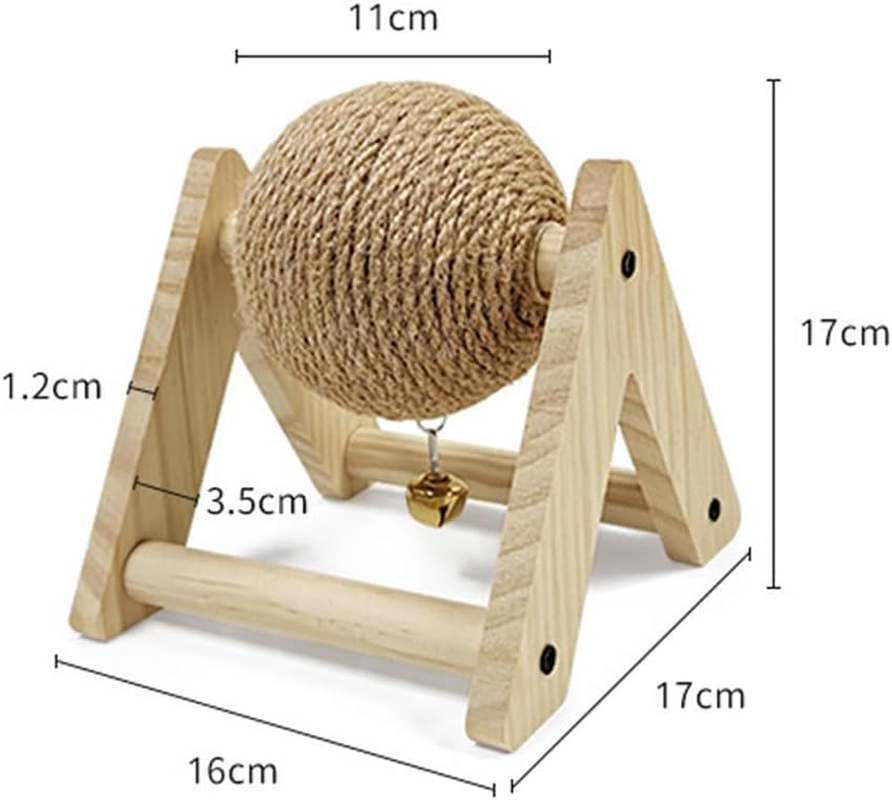 Vmitejoe Pet Cat Toys Cat Scratching Scratcher Bunny Chewing Snack Sisal Grinding Claw Board Bunny Scratch Toy Easy Install image number 1