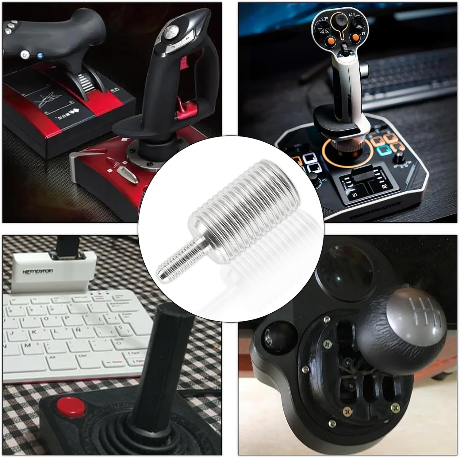 COSMICN Gear Shifter Adapter, M12X1.25 Thread, Metal Construction, Compatible with G25 G27 G29 G920 image number 3