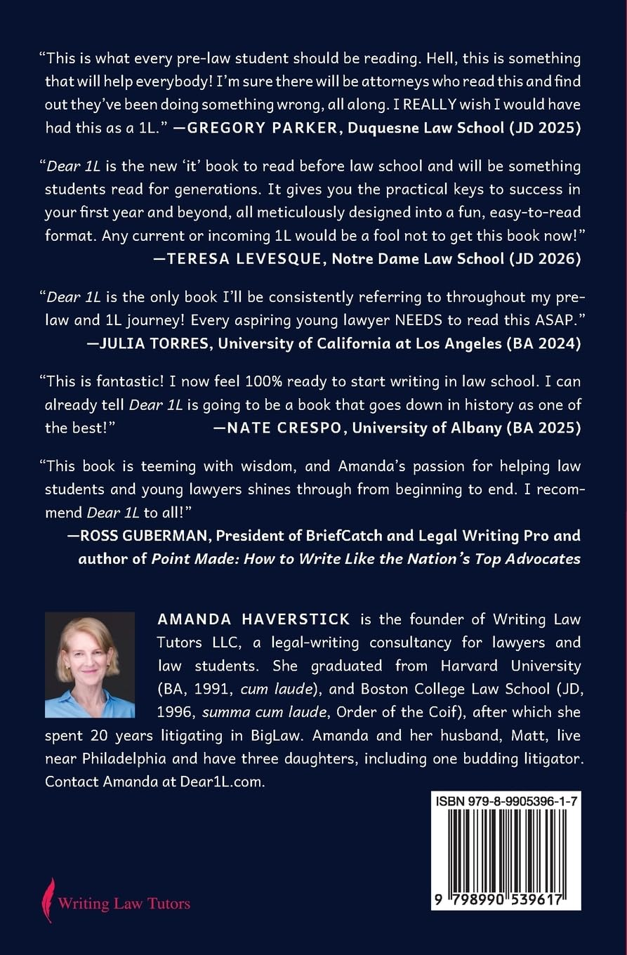 Dear 1L: Notes to Nurture a New Legal Writer image number 1