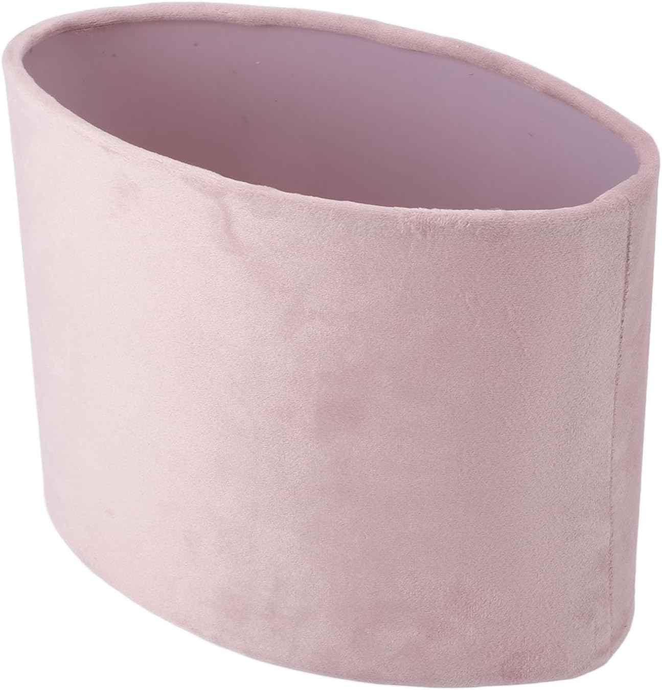 Phefop Decorative Oval Lamp Shade Cloth Lampshade, Soft Light for Eyes, Rustproof and Sturdy Material for Floor Lamp, Easy Install, Modern Style (White)