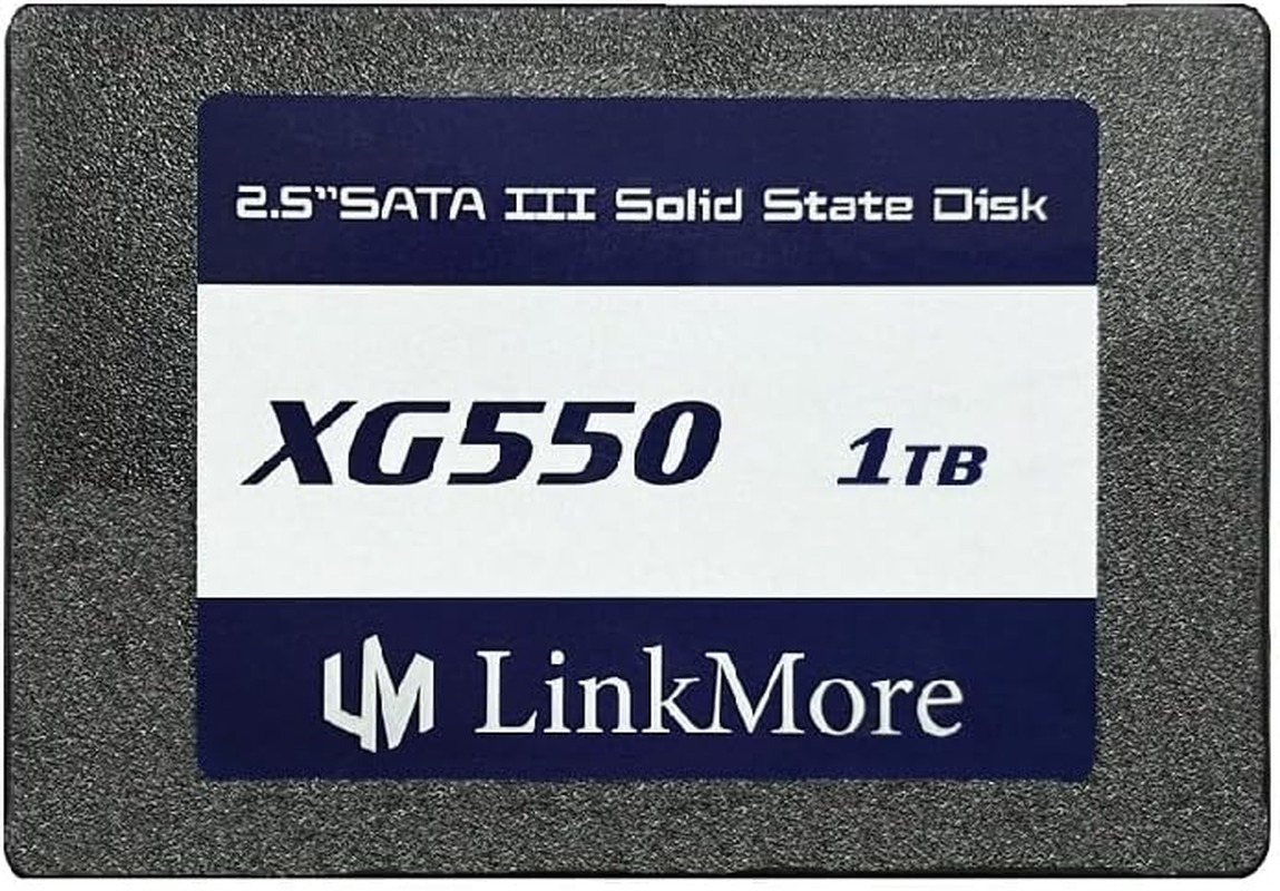 Linkmore XG550 1TB Internal 2.5" SATA III SSD (6Gb/S) SSD, Read Speed up to 550Mb/S, Compatible with 2.5" Laptop and Desktop PC image number 4