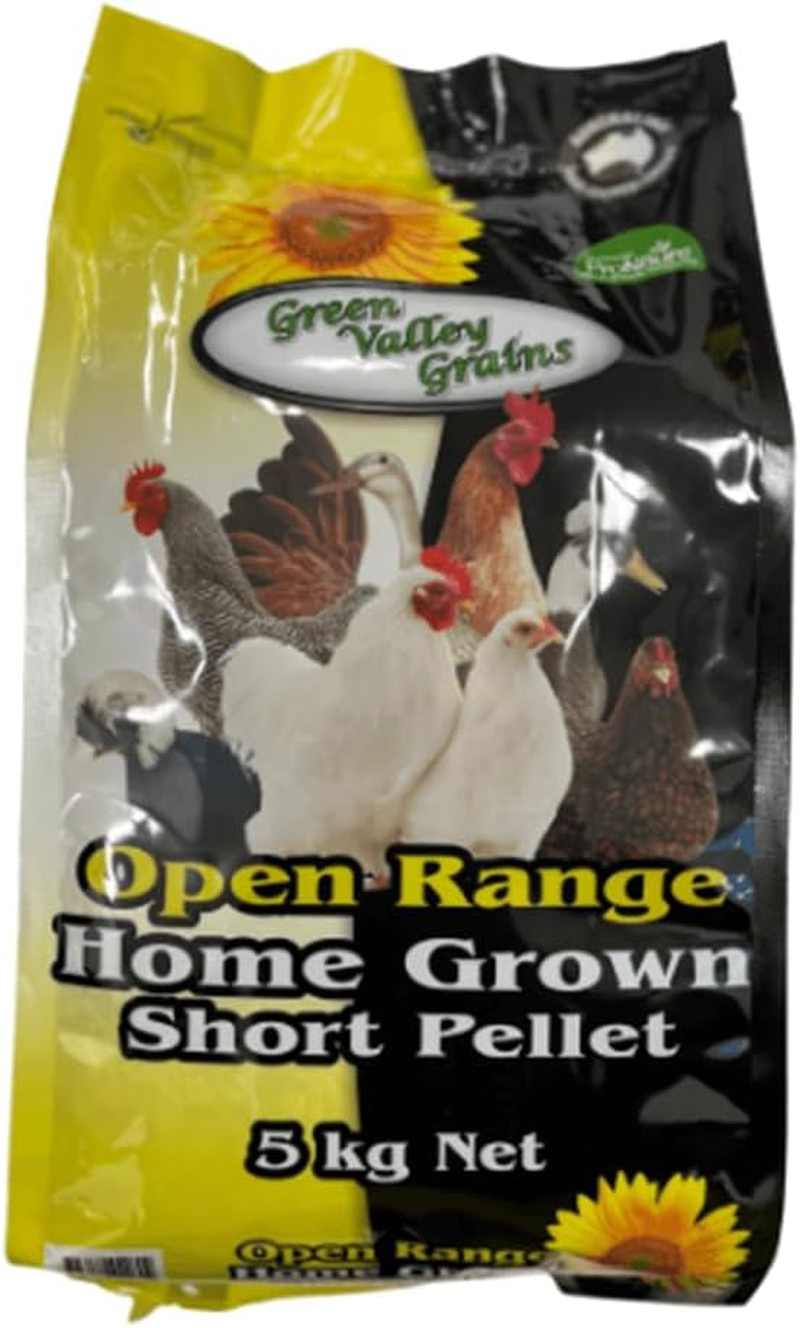 GREEN VALLEY OPEN RANGE HOME GROWN SHORT PELLET 5KG image number 1