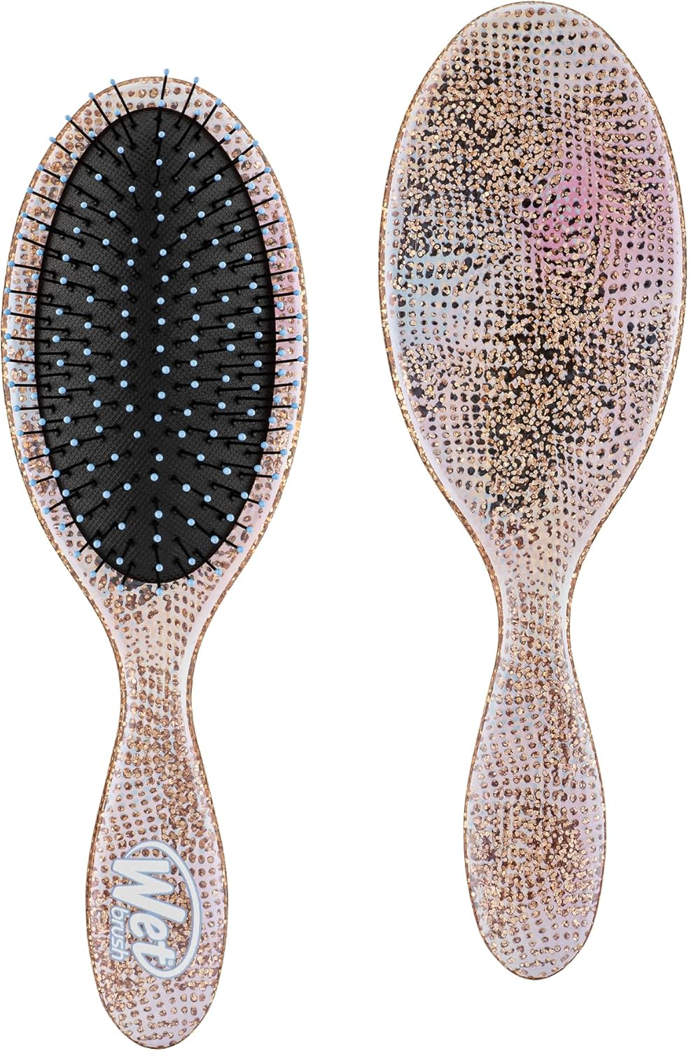 Wet Brush Original Detangling Brush, Blue (Night Vision) - Detangler Brush with Soft & Flexible Bristles - Detangling Brush for Curly Hair - Tangle-Free Brush for Straight, Thick, & Wavy Hair