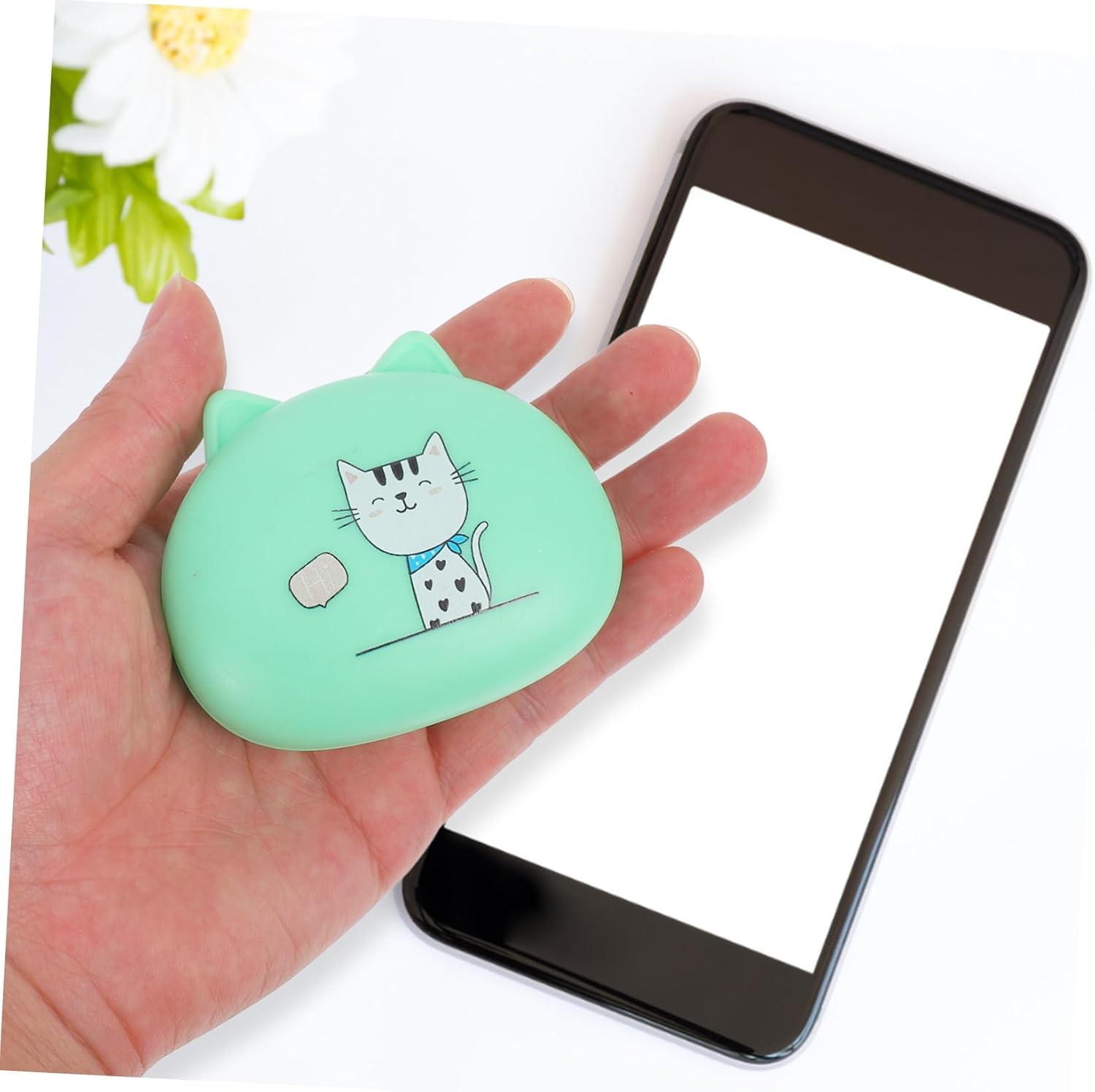 HOUDERCO Wired In-Ear Earphones High Sound Quality Corded Headset Universal Earbuds Compatible with Huawei Phones Green for Daily Phone Use image number 3