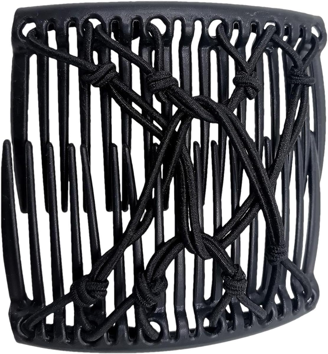 Vintage Comb Hairpin - Retro Elastic Hairpin, Stretchy Hair Combs | Creative Double Comb Hair Clip, Vintage Women Hair Comb, Flexible Bun Maker for Low Ponytail Hair Styling Accessories