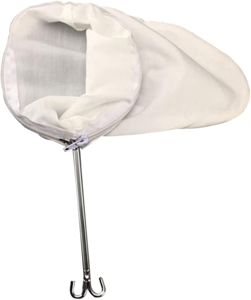 ELAYARD Drip Coffee Machine Filter Bag Reusable Tea Strainer Stainless Steel Handle Tea Strainer Bag for Coffee image number 4