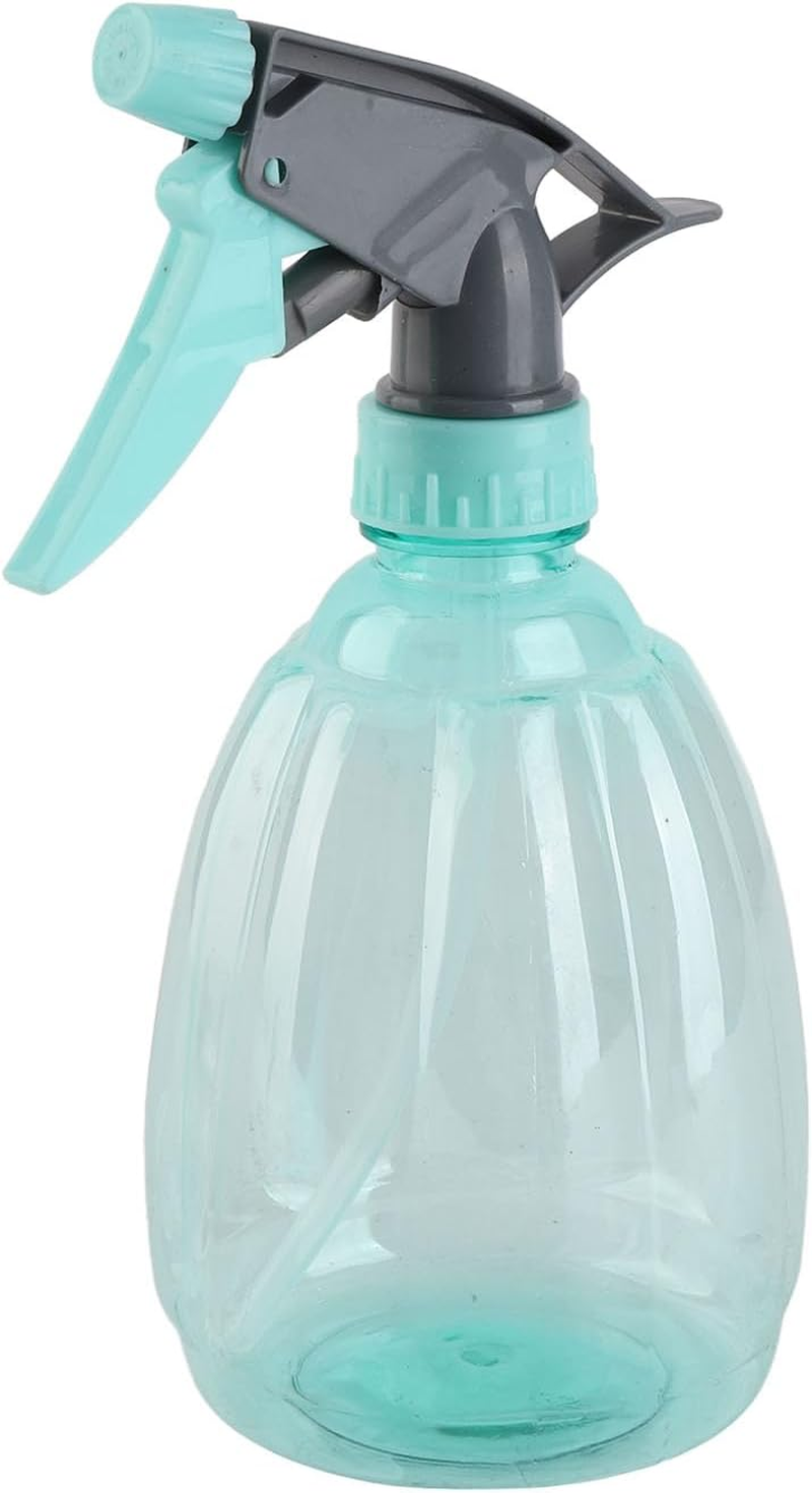 Spray Bottle Plastic 500Ml Adjustable Nozzle Trigger Handle Water Spray Bottle for Watering Plants Compact and Portable for Home Gardens and Indoor Potted Plants (Green) - Orange image number 5