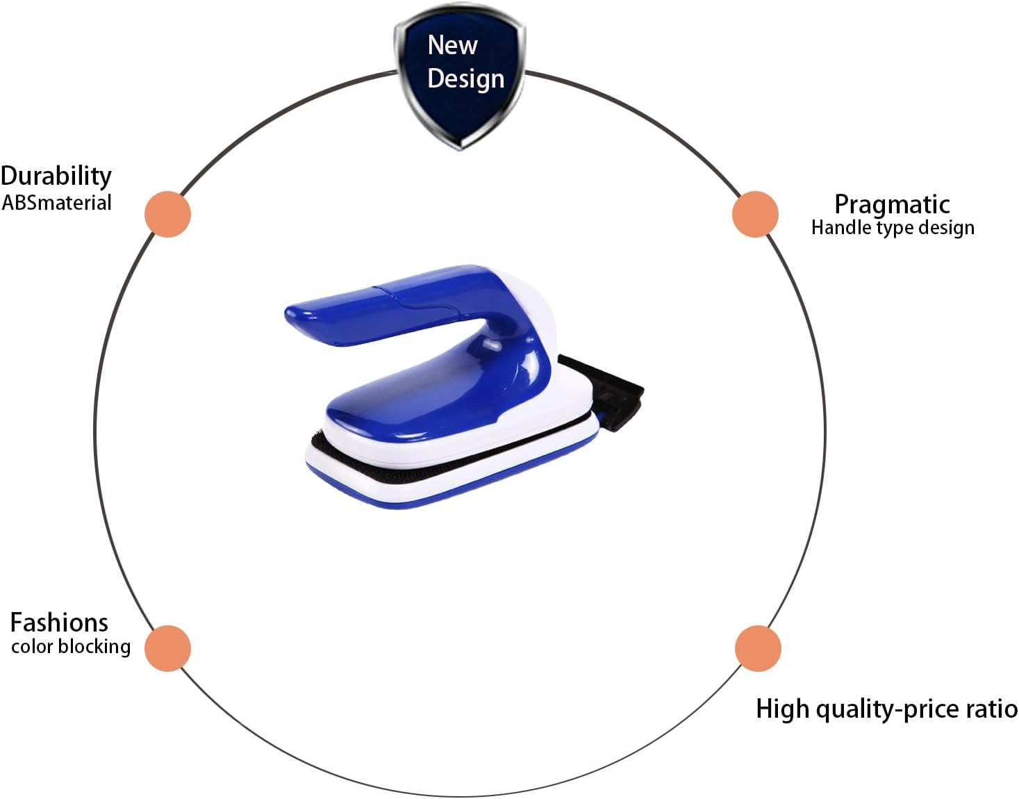 Magnetic Aquarium Fish Tank Glass Algae Scrapers Glass Cleaner Scrubber Clean Brush with Ergonomic Handgrip Design [Floating,Scratch-Free,Non-Slip,Magnetizing] (L) image number 2