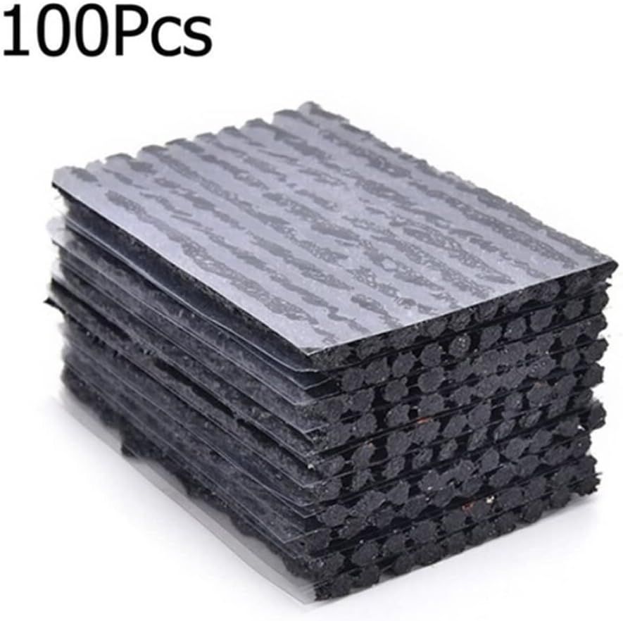 Veemoon 100Pcs Car Tubeless Seal Strip Black Tire Repair Tool for Automotive Vacuum Wheels Flexible Essential for Emergency Puncture Fixes Suitable for Multiple Uses image number 6