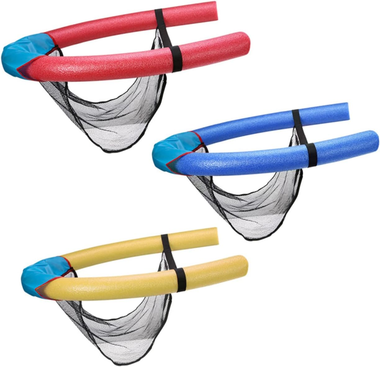 Inflatable Pool Floating Pool Chair Net Pool Noodle Sling Net Floating Noodle Seat Water Floating Chair Kids Seat Bouncy Pool Noodle Chair Child Floating Bed Mesh