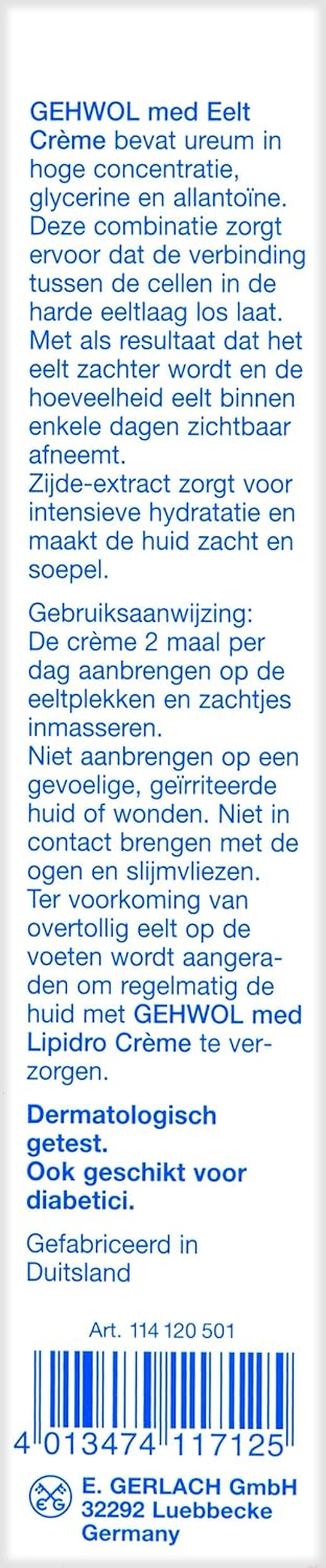 Gehwol Med Callus Cream by Gehwol for Unisex - 2.6 Oz Cream, 76.89 Millilitre image number 1