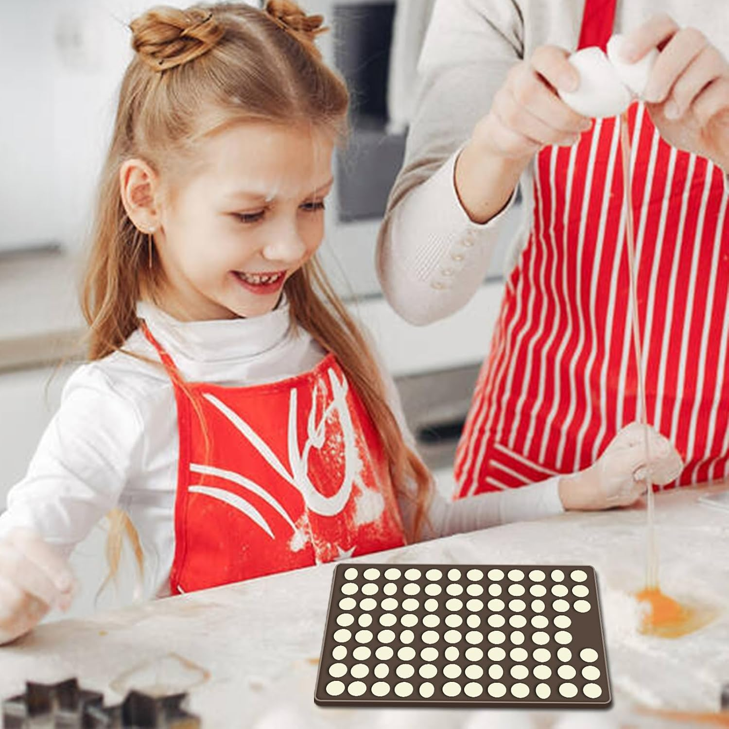 2 PCS Gummy Balls Candy Molds,Soccer Basketball Rugby Silicone Molds,188 Cavity Mini Silicone Mold for Chocolate, Fondant, Candy, Biscuits, Cookie, Jelly and Dog Training Commands Concept image number 3