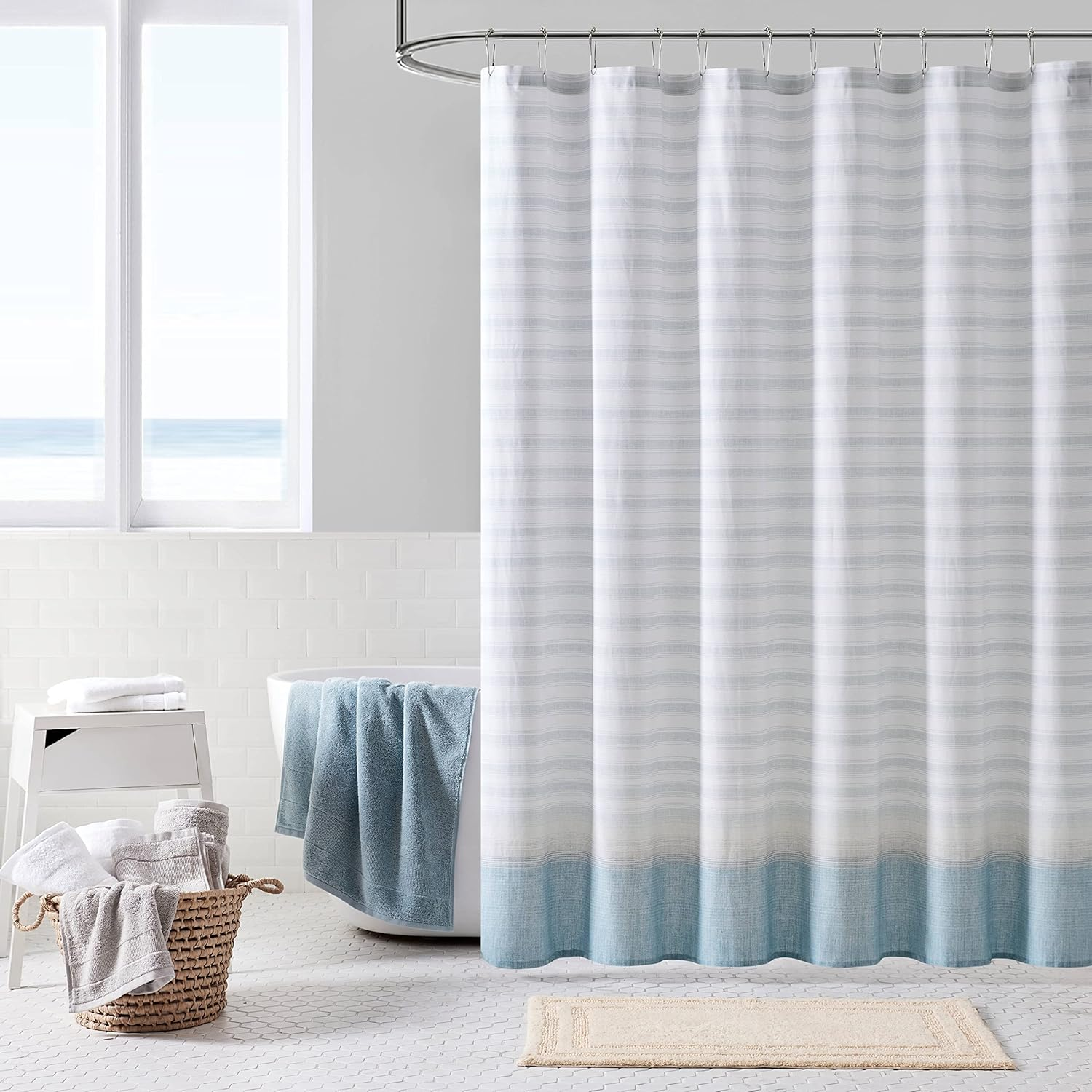 Tommy Bahama - Bathroom Rugs, Cotton Bath Mat, Highly Absorbent Bathroom Decor (Isla Yellow, 2 Piece) image number 4