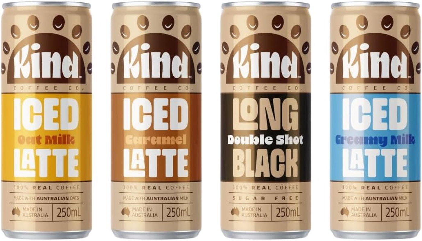 Kind Coffee Iced Oat Milk Latte - Cold Brew Ready to Drink Coffee, No Artificial Colours or Flavours, 250Ml (Pack of 12) image number 4
