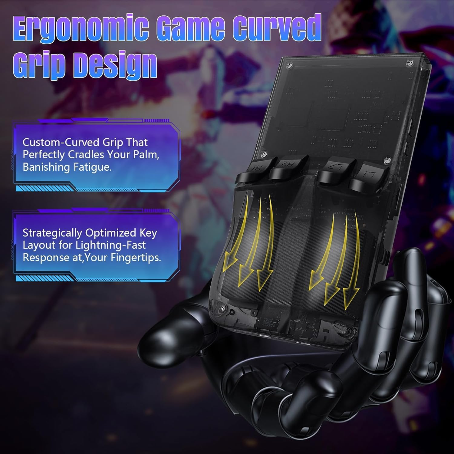 2025 New Upgrade R36MAX Retro Handheld Game Console with 128GB Built-In 22000 Classic Games, Portable Hand Held Open Source Linux System 4.0-In 4K HD IPS Screen Video Player -Black 128GB image number 5