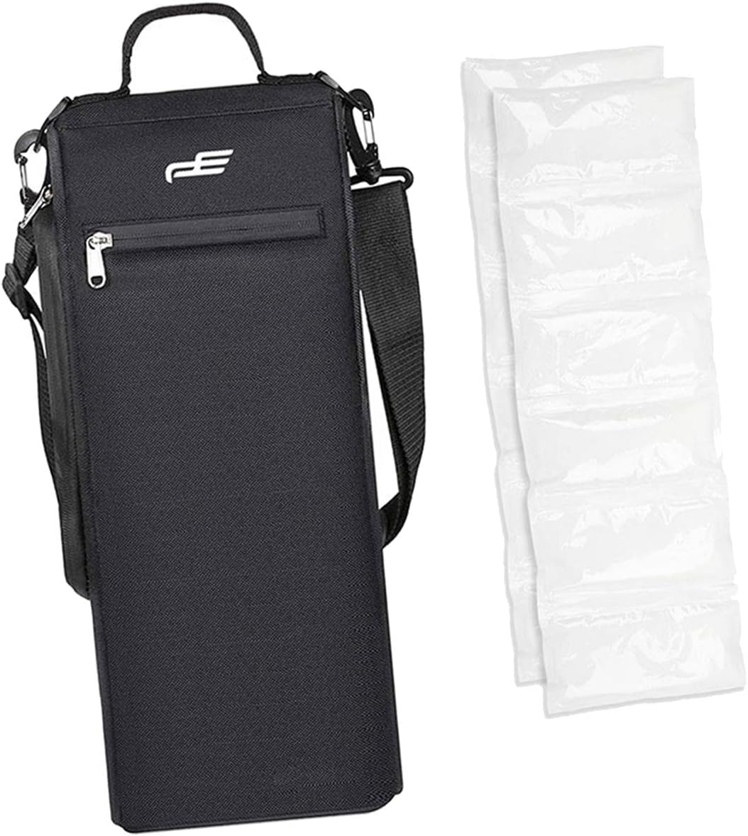 Simhoa Golf Cooler Bag Insulated Cooler with Ice 6 Pack of Cans Beer Sleeve Soft or 2 Bottles Storage Bag for Sports Accessories Men image number 6