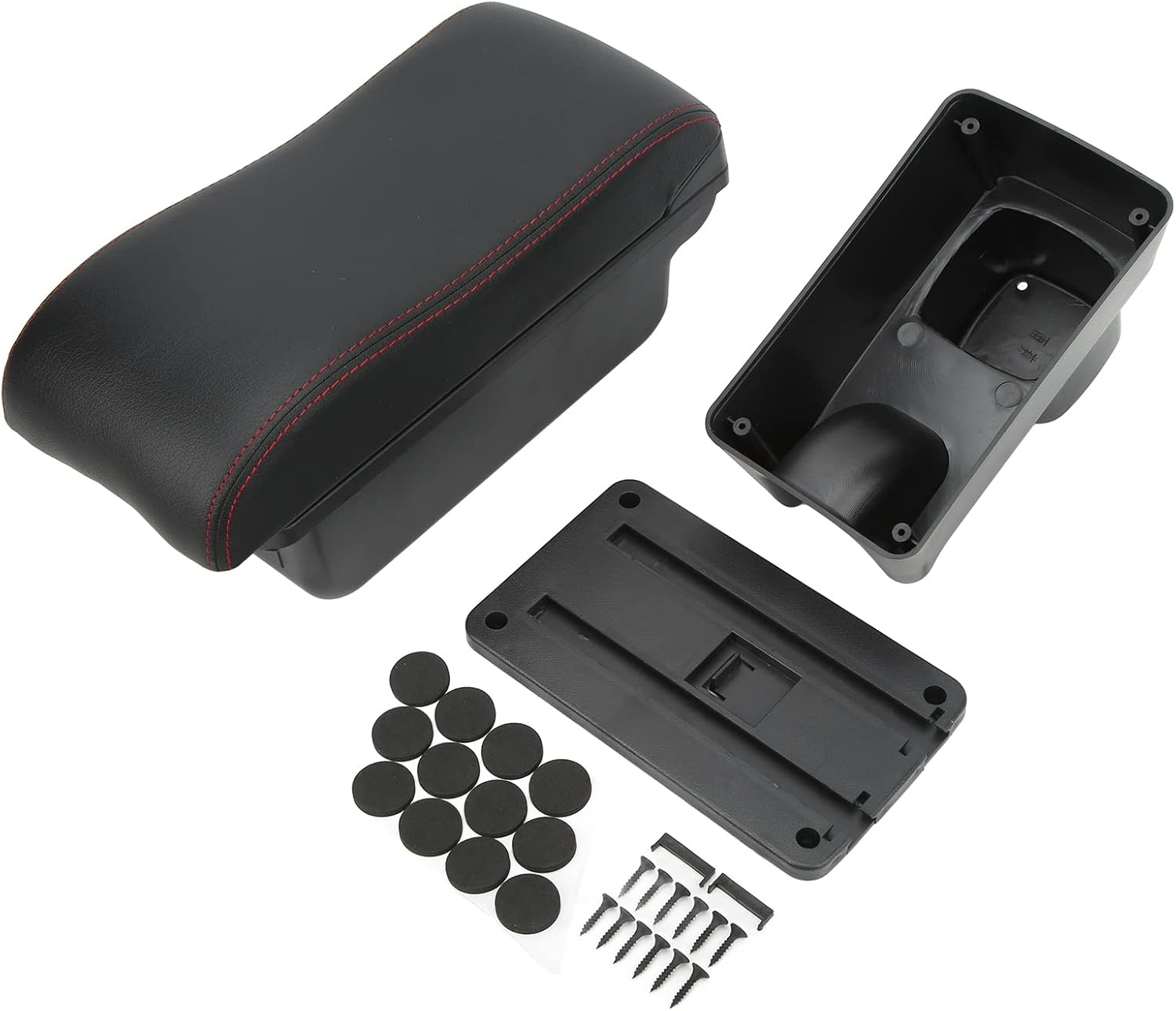 Armrest Box, Car Console Storage Box, Elbow Rest Pad Armrest Extender with Magnet Switch for Relieving Arm Fatigue, Storing Items, Replacement for Swift 2005‑2021 image number 1