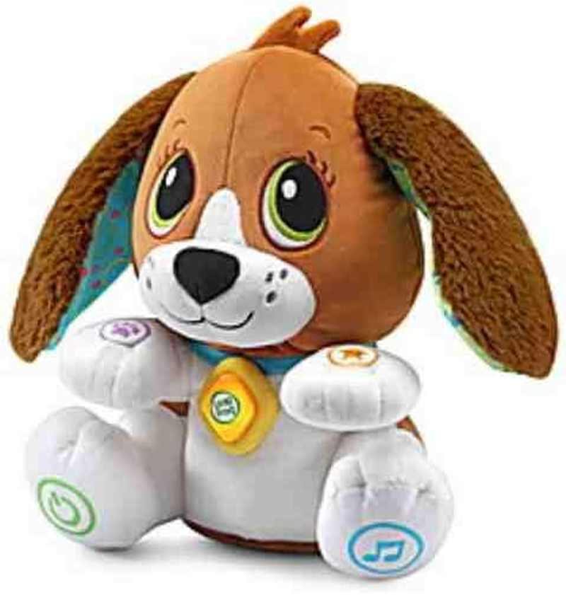 Leapfrog Speak and Learn Puppy - Interactive Educational Soft Plush Dog, Encourages Conversations - 610103 - Multicoloured
