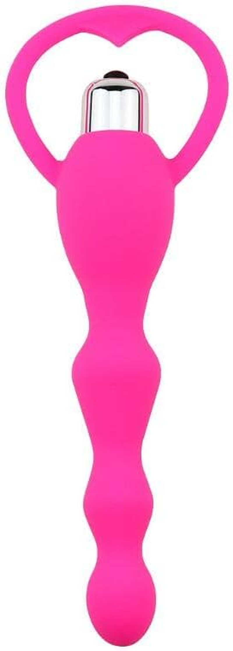 Pull Ring Silicone Massager Stick Electric Funny Plug for Women Amal Plugs Trainer Kit Sweetheart Intimate Gift Set Inflatable Bulb Enema System Anales (PINK) image number 4