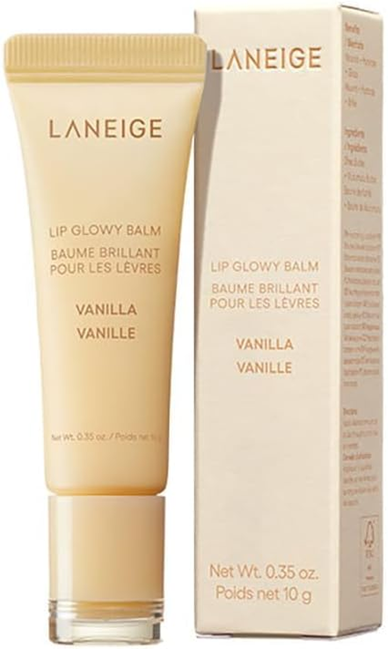 Laneige Lip Glowy Balm | Moisturizing Lip Treatment with Vitamin C + Shea Butter for Soft, Smooth and Glowing Lips | Korean Lip Balm for Dry Chapped Lips |Intense Hydration| Vanilla|10Gm image number 5
