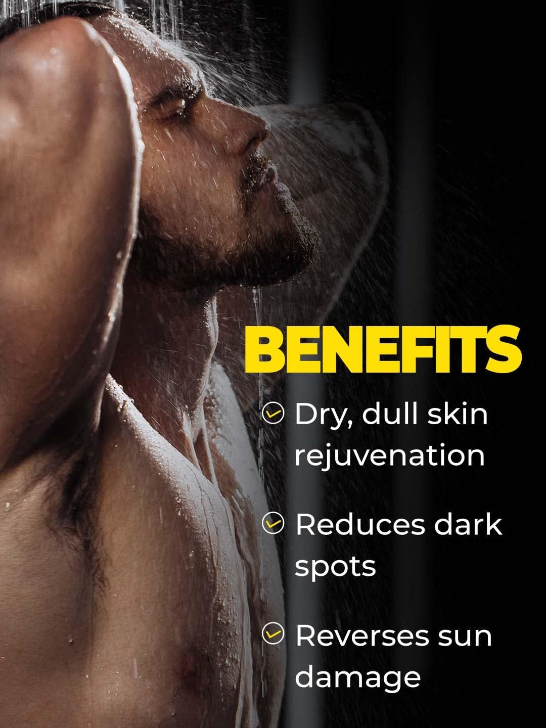 Beardo Ultra Glow Body Wash for Men, 200Ml | Brightens Skin Tone | Removes Dirt & Dead Cells | Contains Mulberry & Bearberry Extracts | for Face and Body | Refreshes Instantly(Pack of 2)