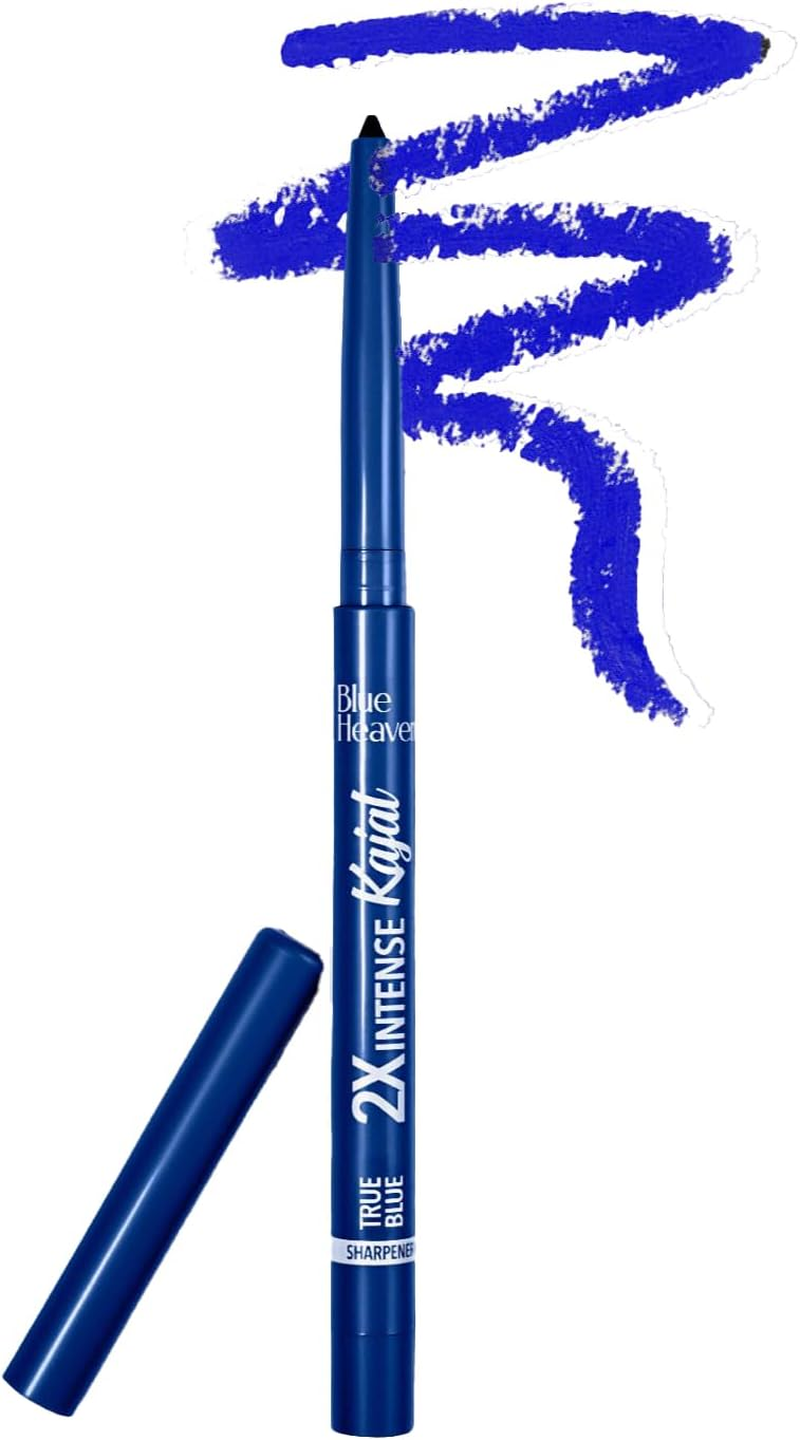Blue Heaven Soft Kajal Eyeliner, Blue, 0.31G image number 4