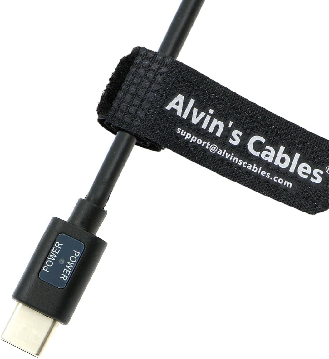 Alvin'S Cables LP-E17 Dummy Battery to USB-C PD Power Cable Coiled Power Adapter for Canon EOS R8 R10 RP 200D 750D 760D 800D 77D 9000D Rebel SL2 SL3 T6I T6S T7I T8I Kiss X8I X9I X10 Cameras image number 3