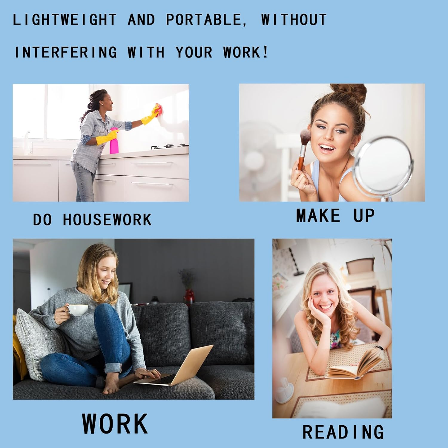 Ulifebetter 28PCS Small Rollers for Short Hair Tiny Rollers No Heat Curlers Wth Clips Small Curlers Roller for Short Hair Mini Tiny Snap on Hair Roller (Blue) - Blue image number 2