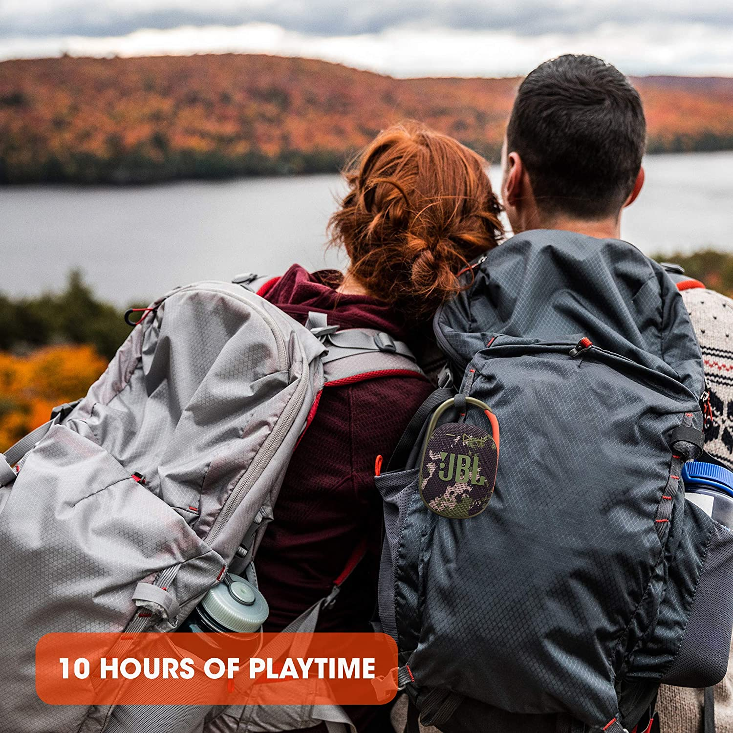 JBL Clip 4, Rich JBL Original Pro Sound, Bold Style and Ultra-Portable Design, Upgraded Integrated Carabiner, IP67 Waterproof and Dustproof, Wireless Bluetooth Streaming, Pink image number 6