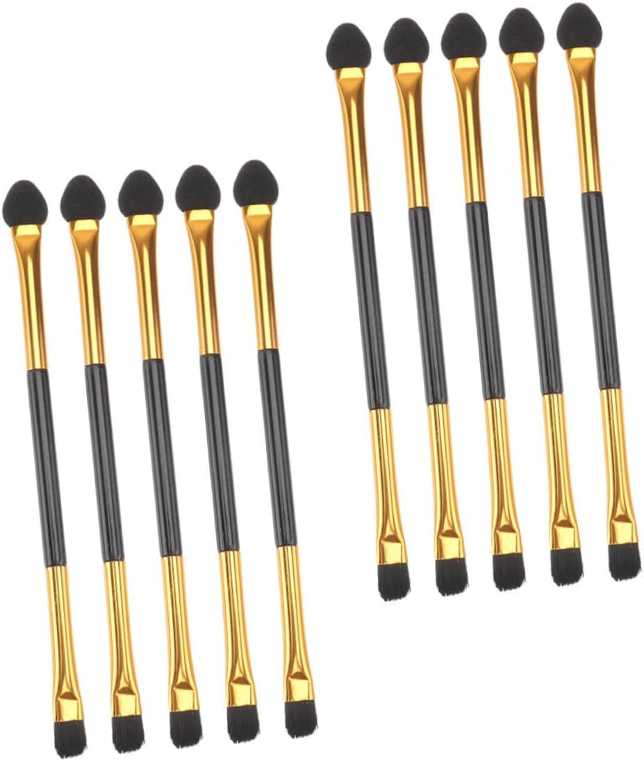 ARTSEWPLY 20Pcs Double-Ended Eyeshadow Brush Makeup Brush Set Professional for Women Eye Shadow Application and Beauty Supply image number 4