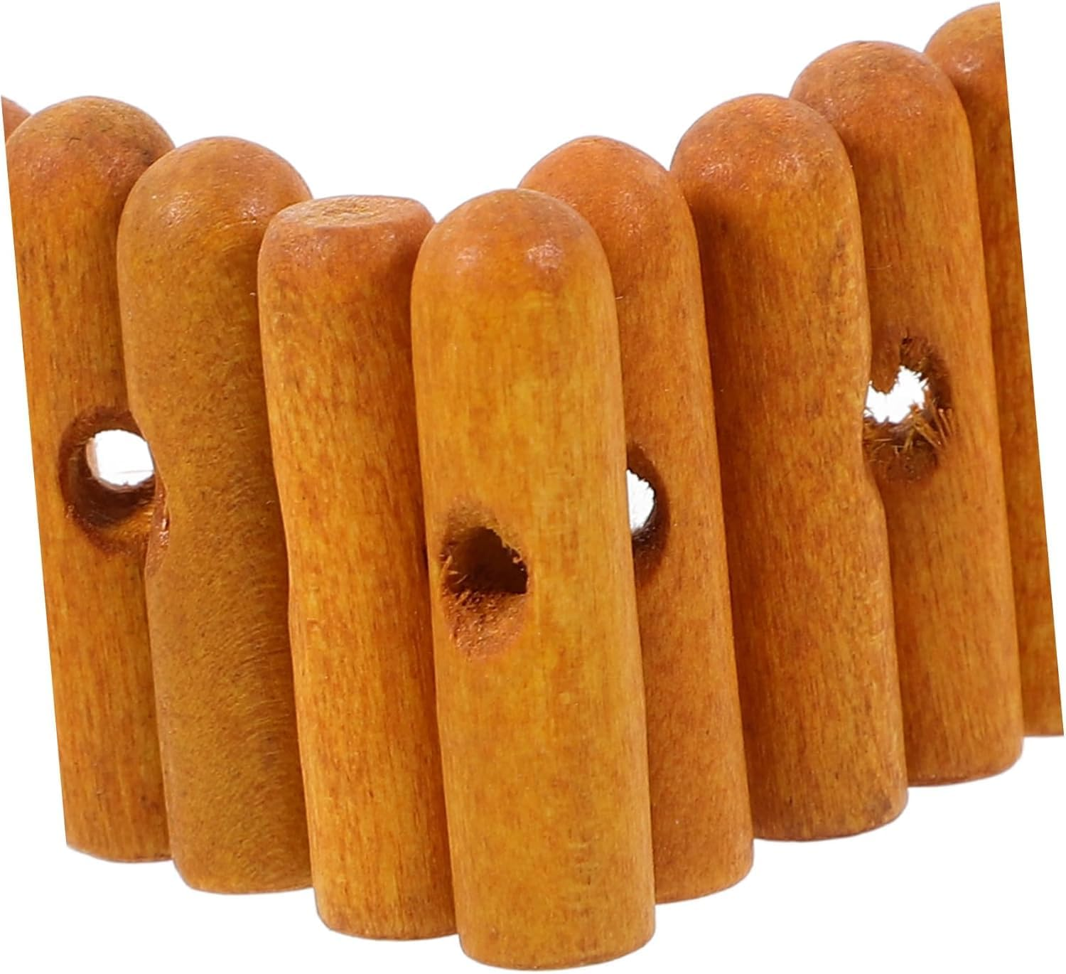 Ksngtixe 10PCS Wooden Umbrella Tail Beads - Long Handle Replacement Parts for Sunshade & Rain Umbrellas, UV Protection Repair Beads with Fun Designs for Enhanced Appeal image number 3