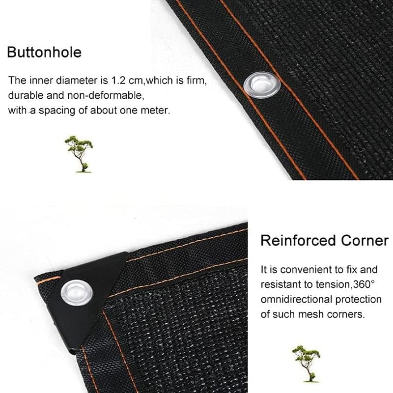 AIMALL 6M Sunshade Net Anti-Uv Outdoor Garden Sunscreen Sunblock Shade Cloth Cover TS, High-Density Polyethylene, Breathable Fabric, Easy to Use image number 3