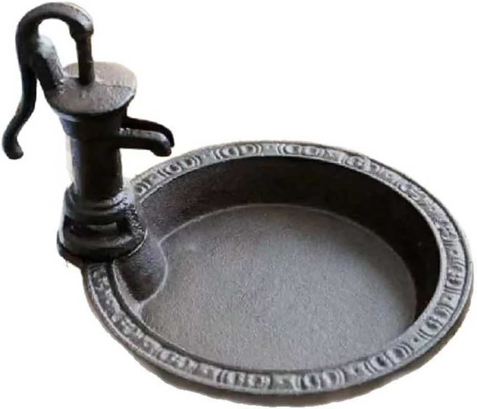 Well-Shaped Bird Feeder Bowl,Natural Drinking & Feeding Station,Rustic Outdoor Garden Decor, Decorative Feeder for Gardens and Yards image number 6