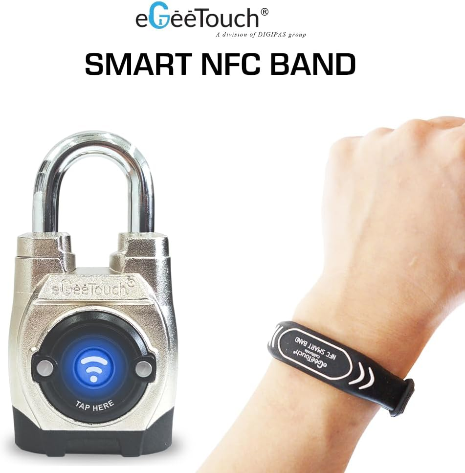 Egeetouch NFC for All Egeetouch Smart Locks (2 Wristbands) image number 1